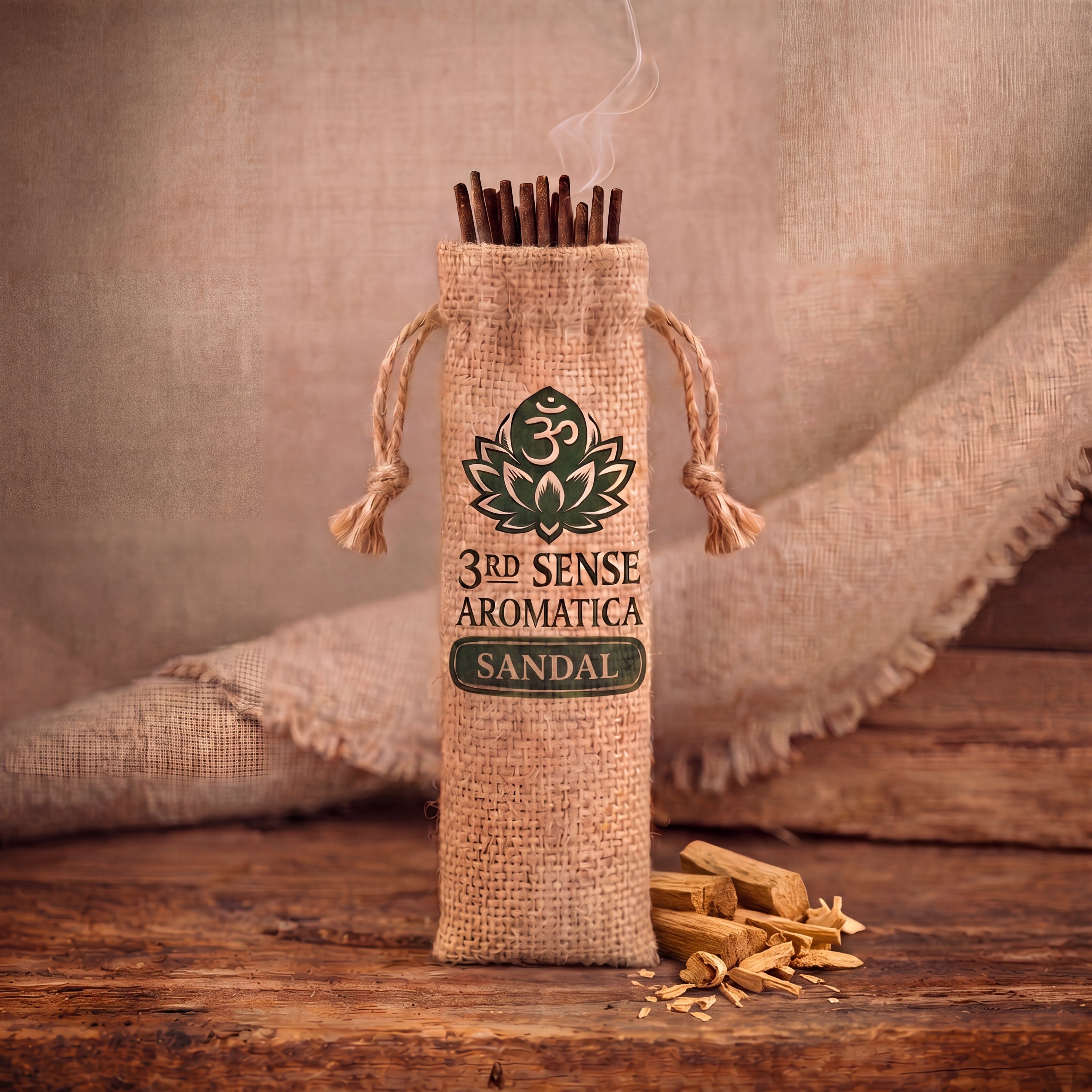 Mysore Sandalwood Incense — Hand-Rolled Agarbatti